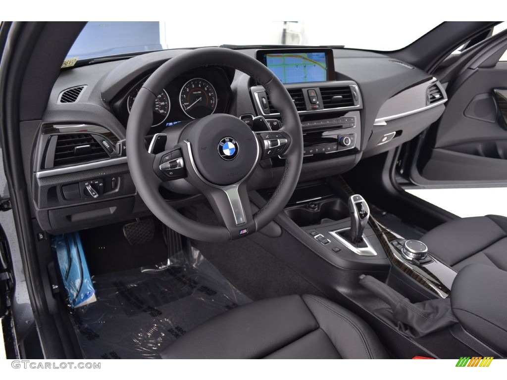 Black Interior 2016 BMW M235i Coupe Photo #110132411
