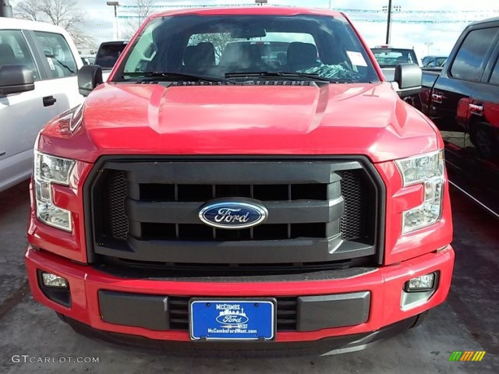 2016 F150 XL SuperCab - Race Red / Medium Earth Gray photo #7