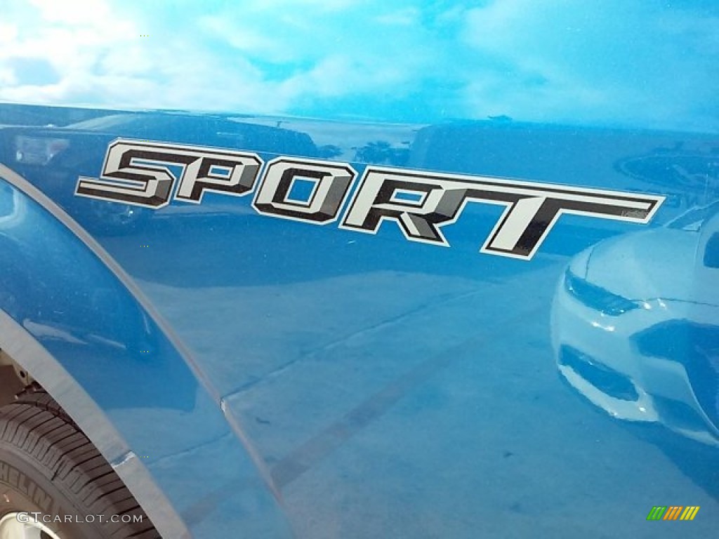 2016 F150 XL SuperCab - Blue Flame / Medium Earth Gray photo #8