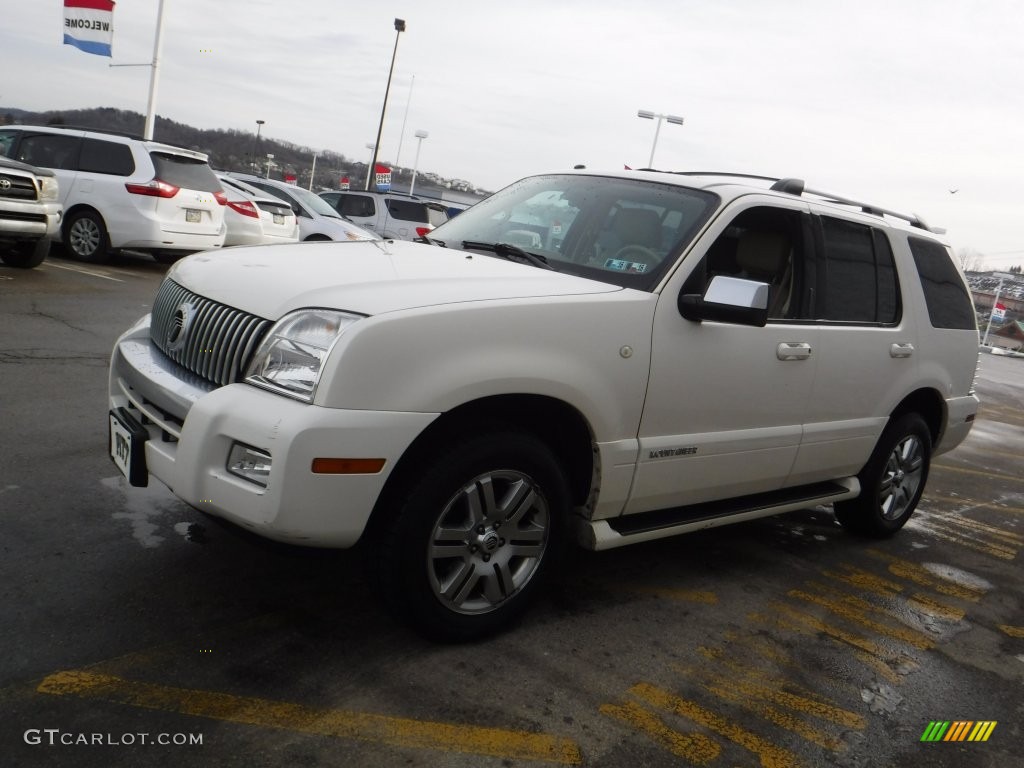 2008 Mountaineer Premier AWD - White Suede / Camel photo #6