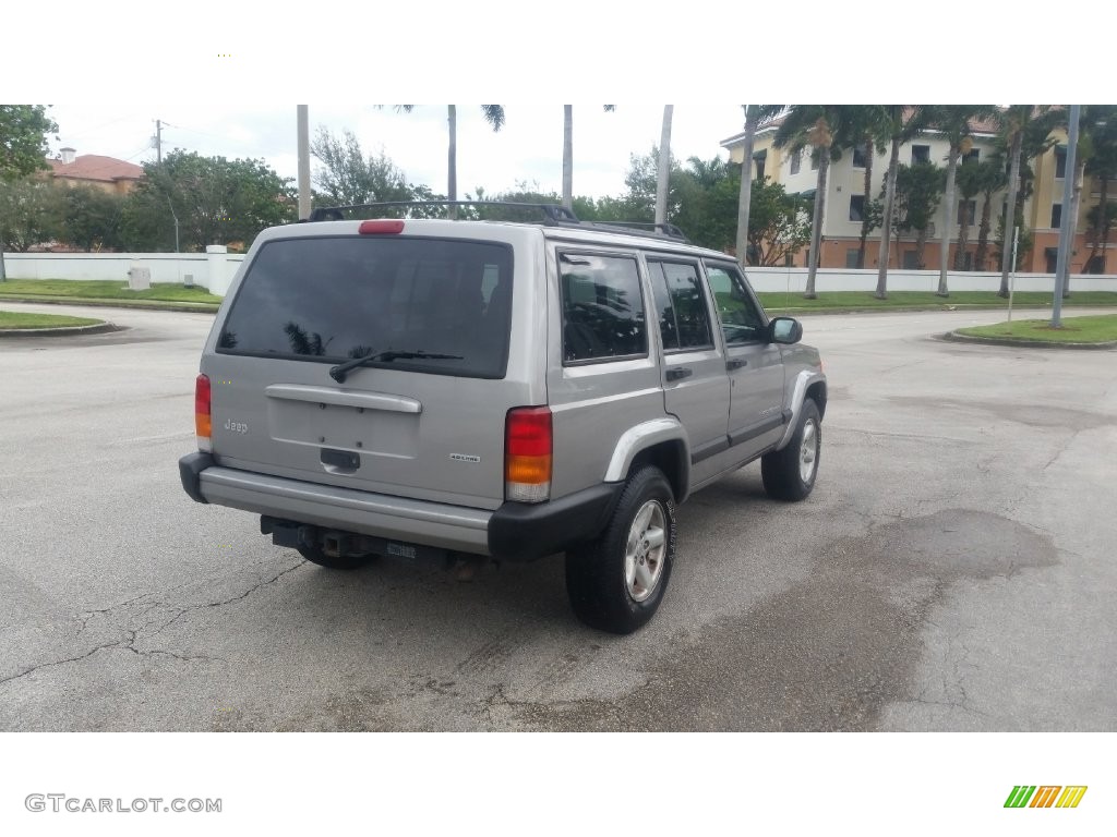 2001 Cherokee Sport - Silverstone Metallic / Agate photo #5