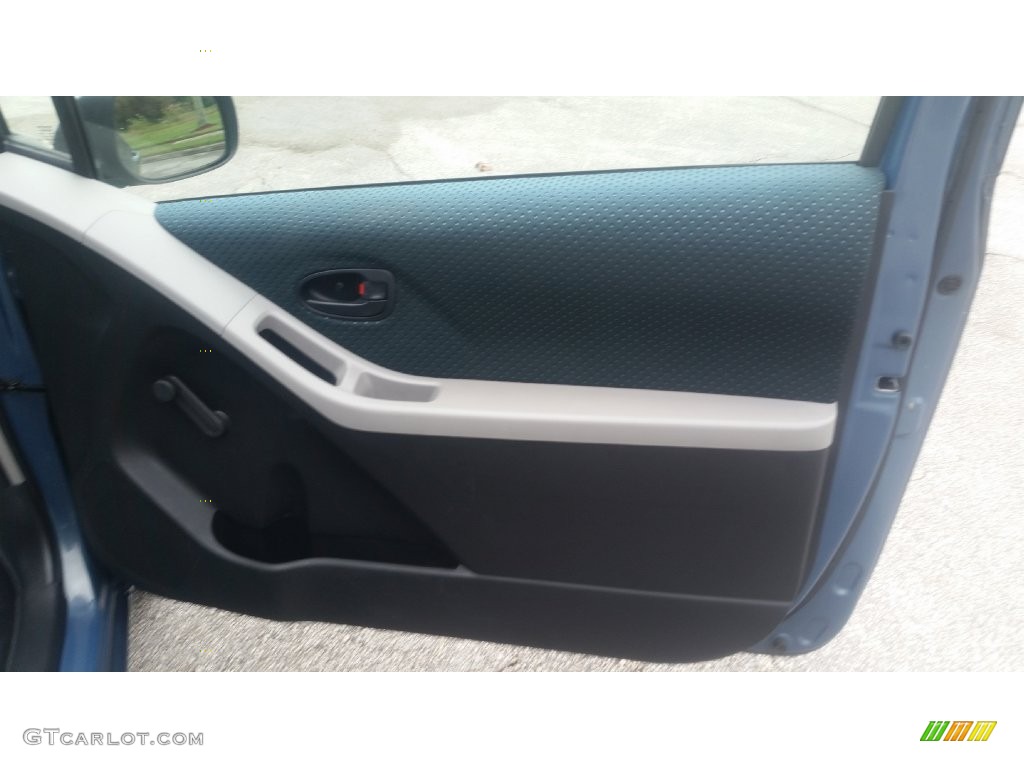 2007 Yaris 3 Door Liftback - Bayou Blue Metallic / Dark Charcoal photo #14