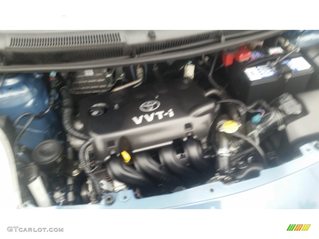2007 Yaris 3 Door Liftback - Bayou Blue Metallic / Dark Charcoal photo #15