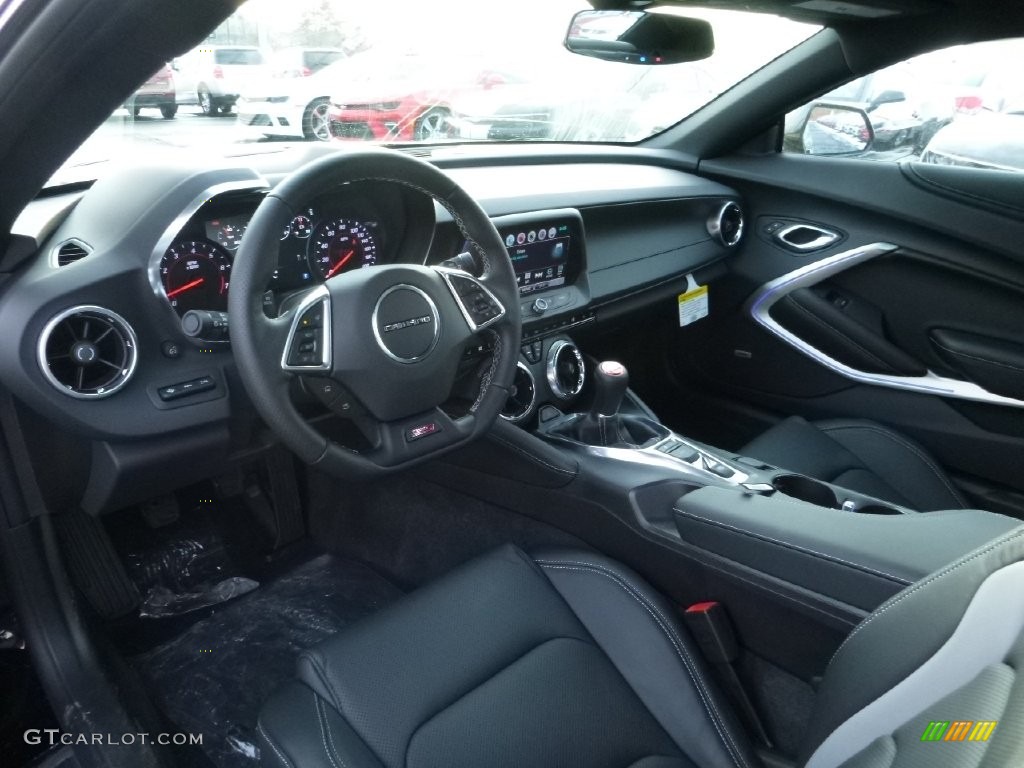 Jet Black Interior 2016 Chevrolet Camaro SS Coupe Photo #110135210