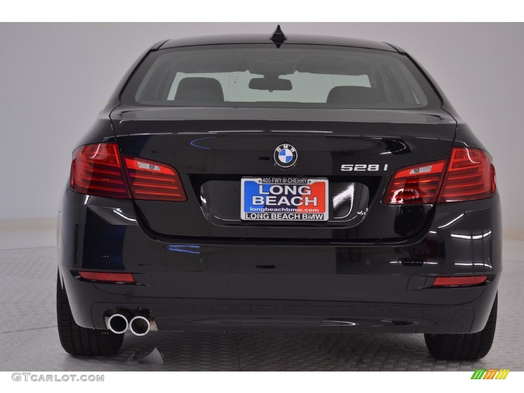 2016 5 Series 528i Sedan - Jet Black / Black photo #5