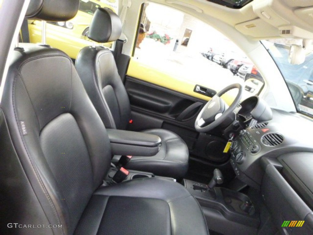 2007 New Beetle 2.5 Coupe - Sunflower Yellow / Black photo #4
