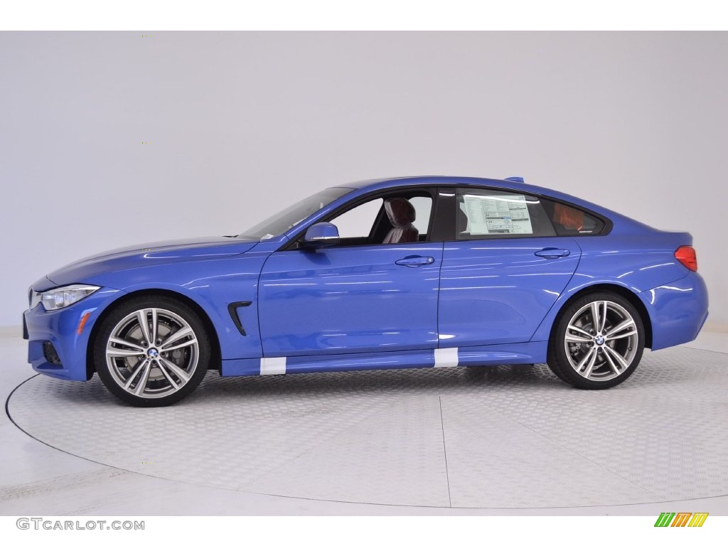 Estoril Blue Metallic 2016 BMW 4 Series 435i Gran Coupe Exterior Photo #110136288