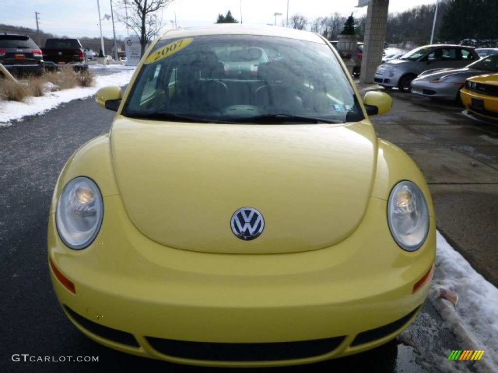 2007 New Beetle 2.5 Coupe - Sunflower Yellow / Black photo #9