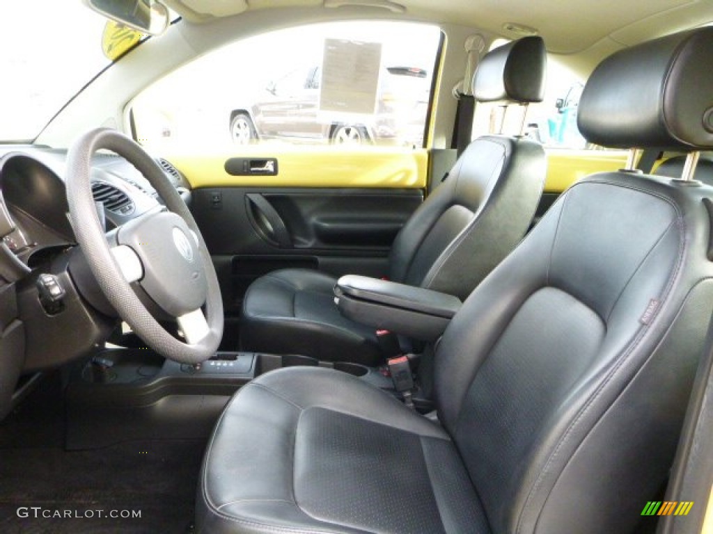 2007 New Beetle 2.5 Coupe - Sunflower Yellow / Black photo #14