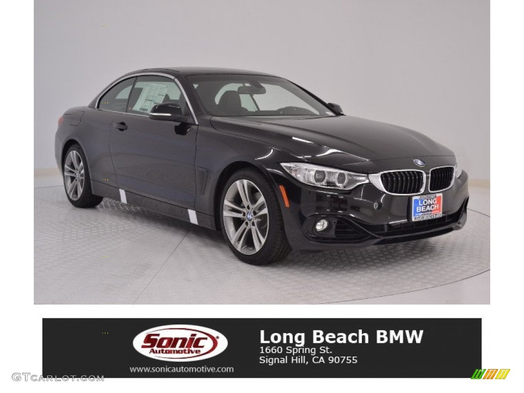 2016 4 Series 428i Convertible - Jet Black / Black photo #1