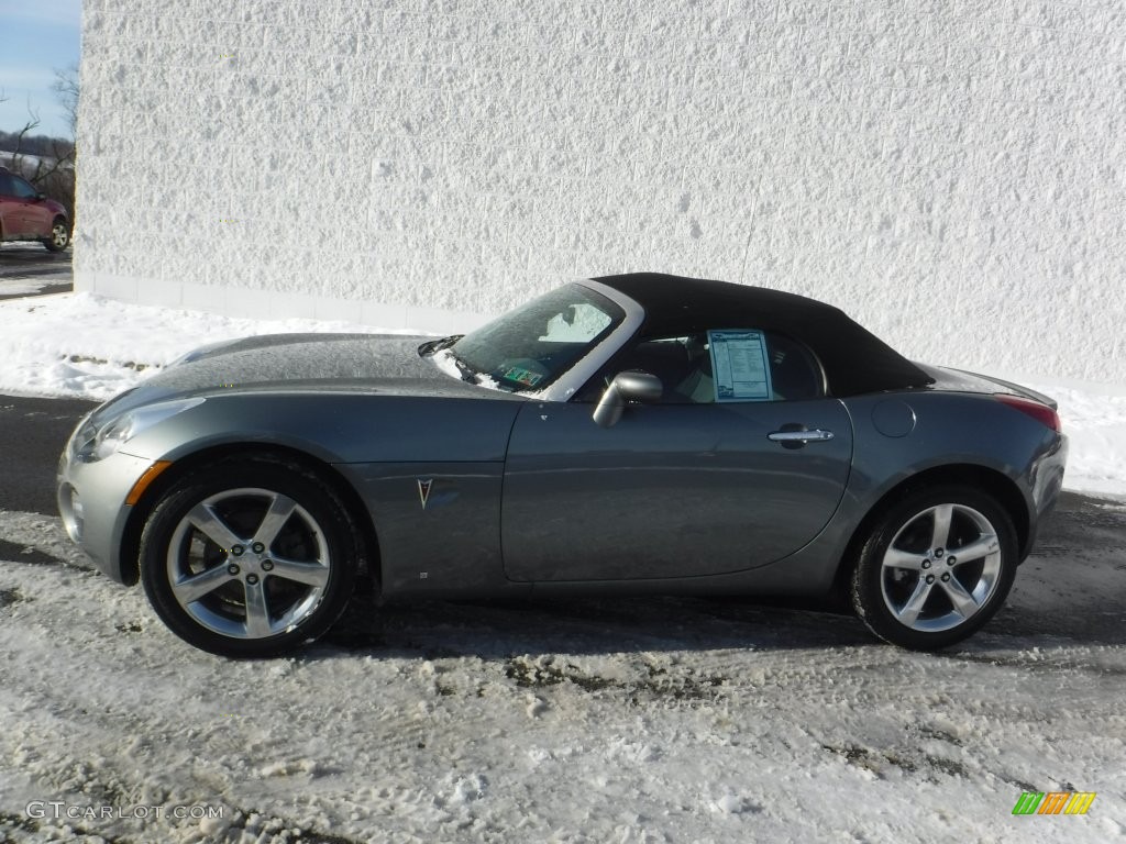 2007 Solstice Roadster - Sly Gray / Steel/Sand photo #3