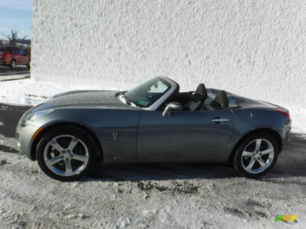 2007 Solstice Roadster - Sly Gray / Steel/Sand photo #4
