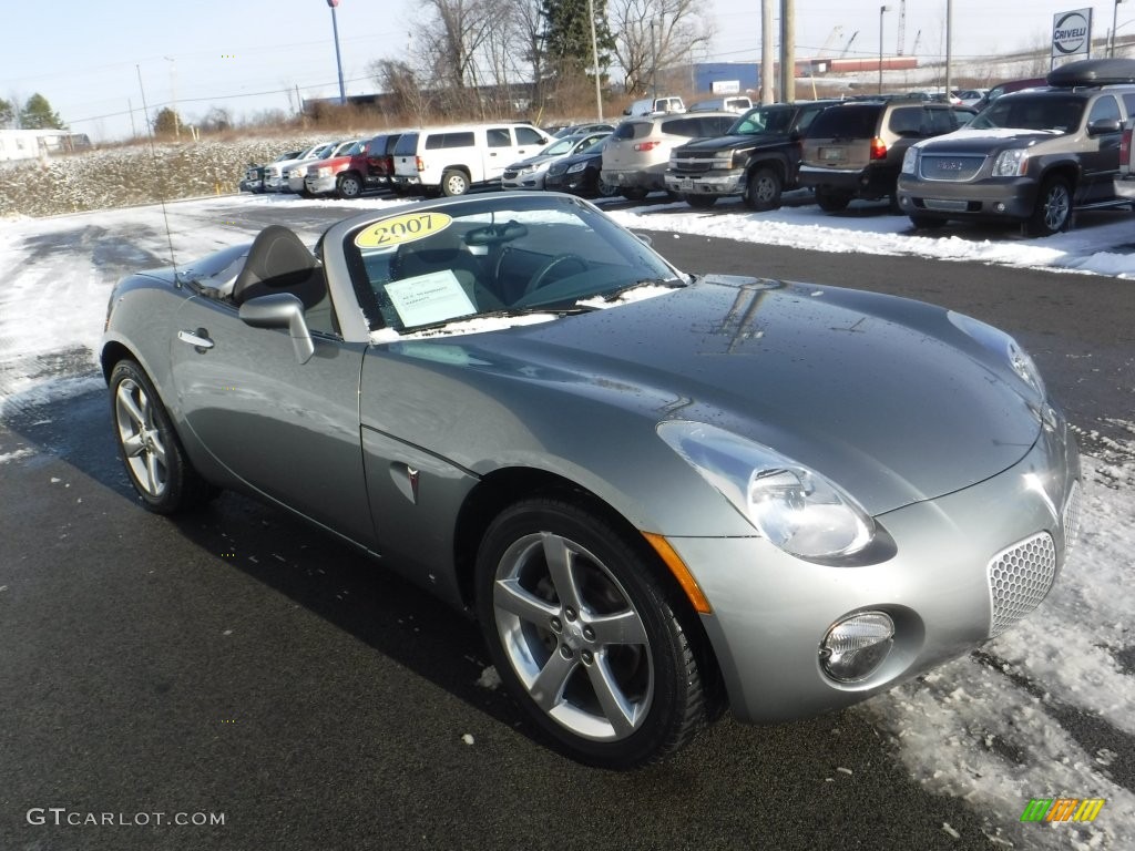 2007 Solstice Roadster - Sly Gray / Steel/Sand photo #8