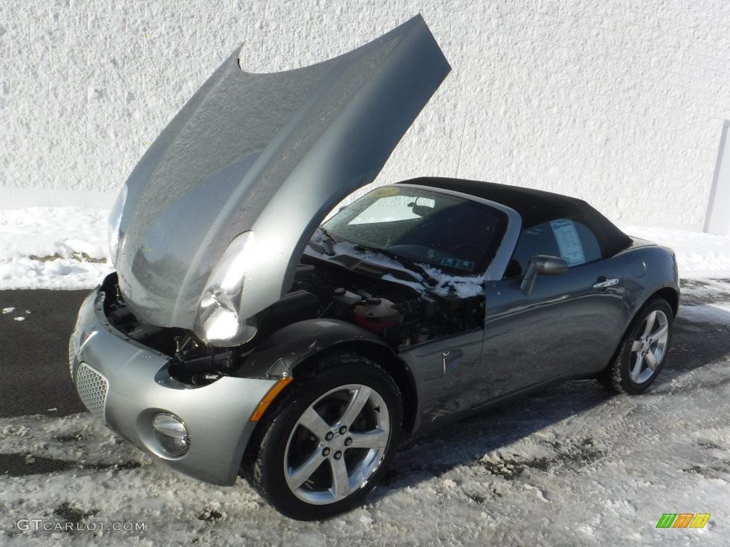 2007 Solstice Roadster - Sly Gray / Steel/Sand photo #17