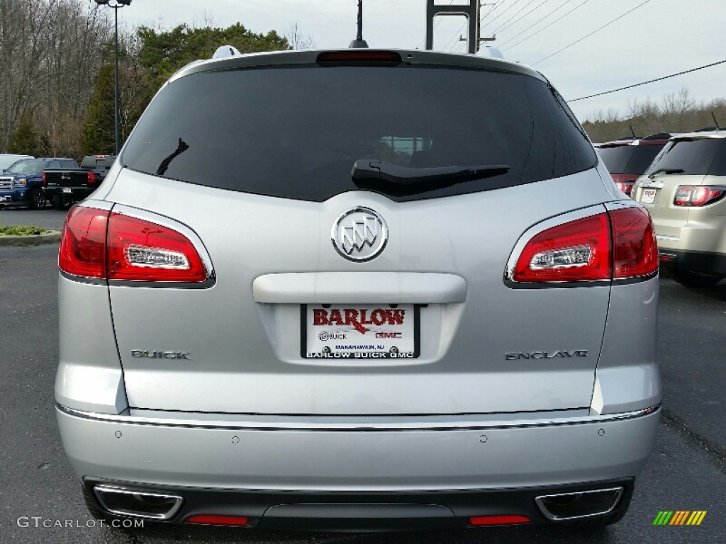 2016 Enclave Leather - Sparkling Silver Metallic / Ebony/Ebony photo #5