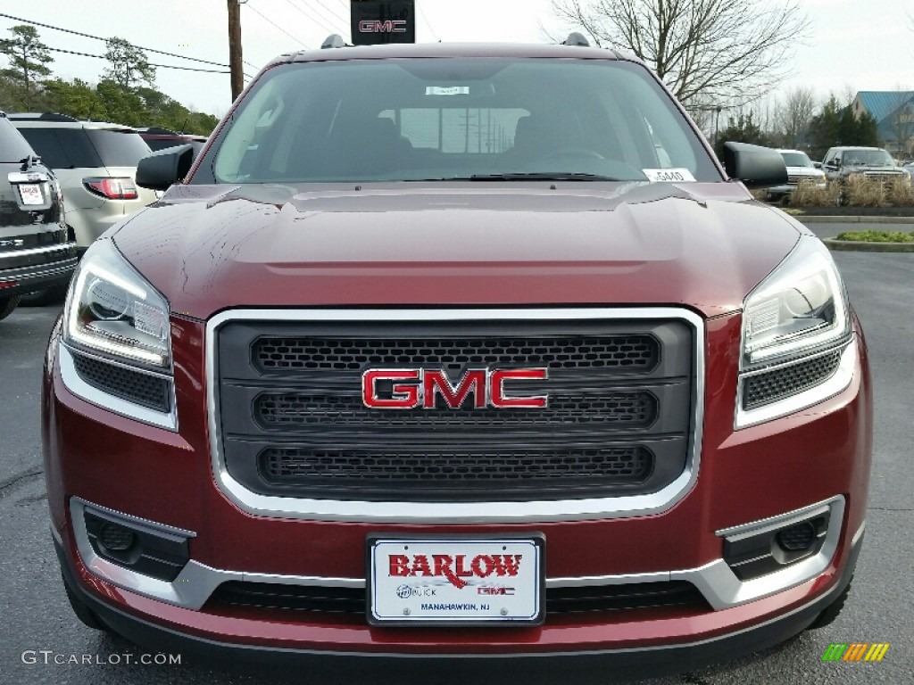 2016 Acadia SLE - Crimson Red Tintcoat / Ebony photo #2