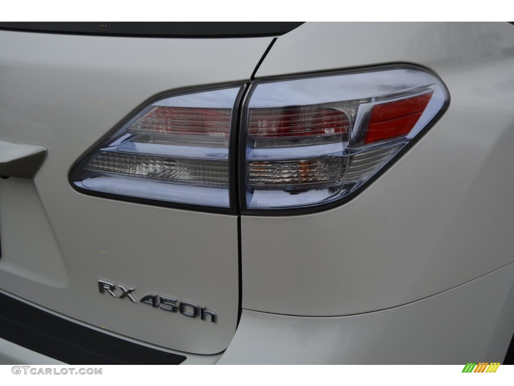 2012 RX 450h AWD Hybrid - Starfire White Pearl / Parchment photo #25
