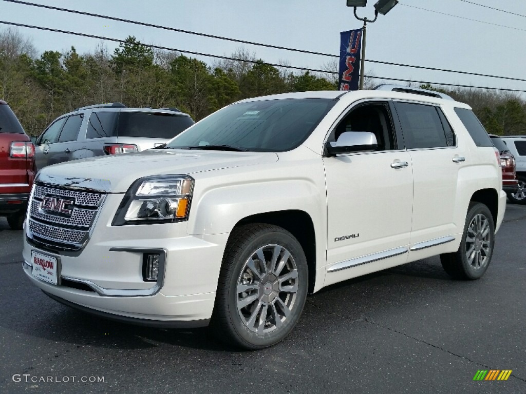 2016 White Frost Tricoat GMC Terrain Denali AWD 110115392 GTCarLot