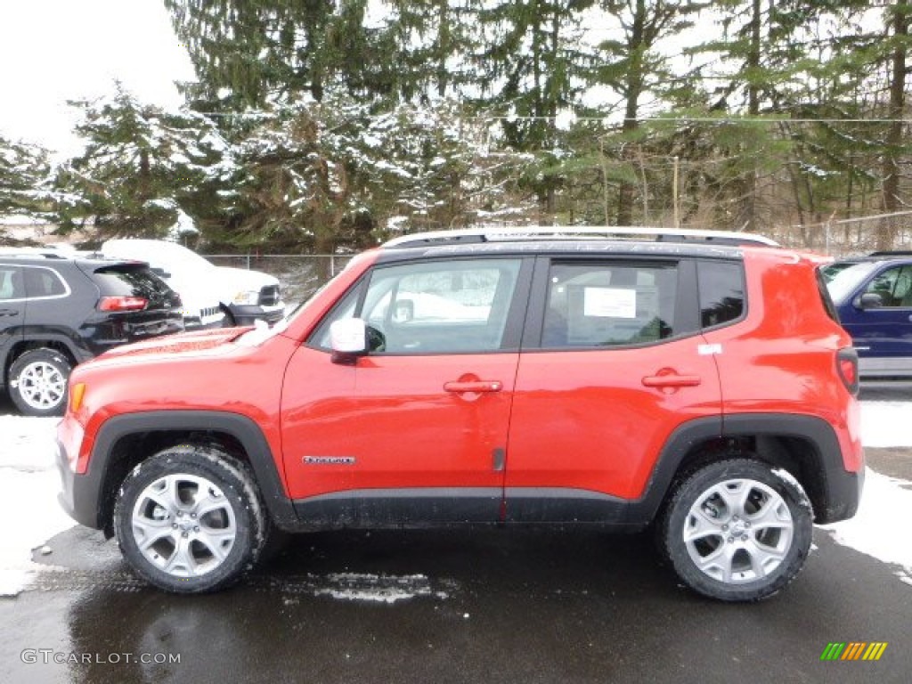 Colorado Red 2016 Jeep Renegade Limited 4x4 Exterior Photo #110142031