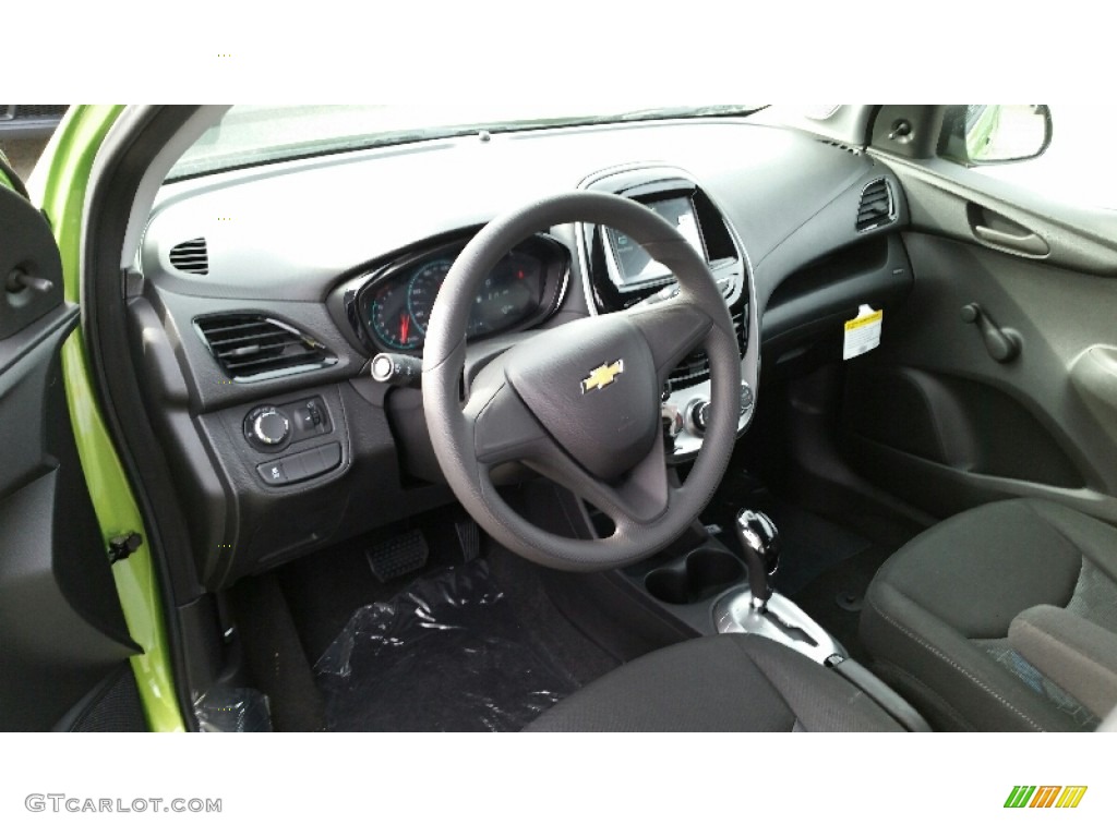 Jet Black Interior 2016 Chevrolet Spark LS Photo #110143280
