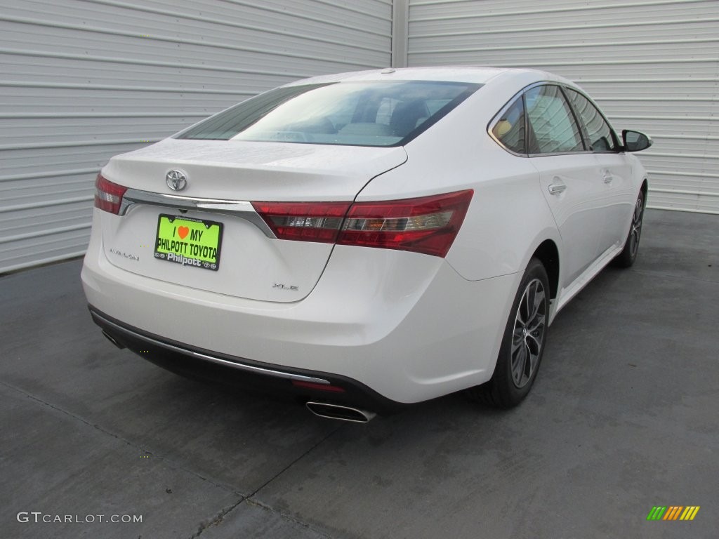 2016 Avalon XLE Premium - Blizzard Pearl / Light Gray photo #4