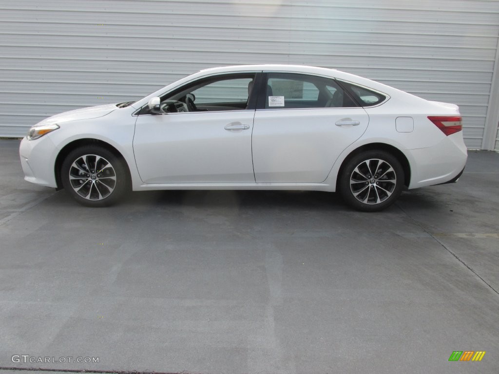 2016 Avalon XLE Premium - Blizzard Pearl / Light Gray photo #6