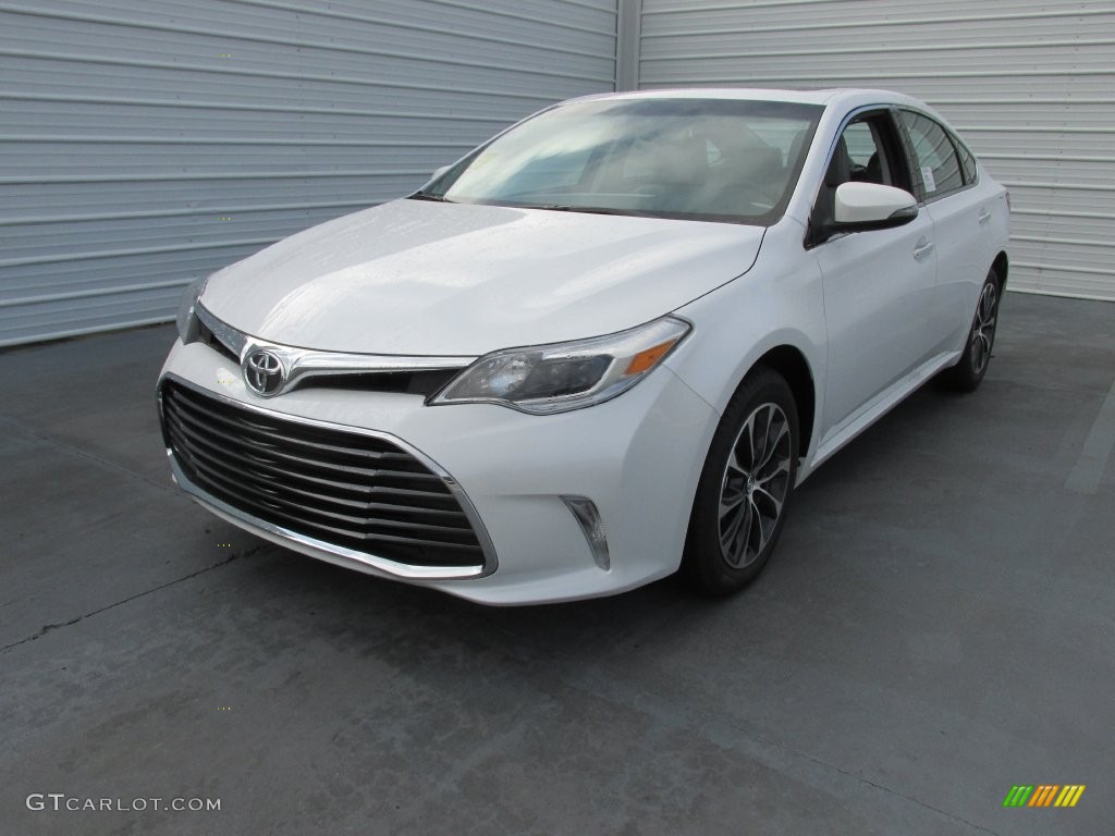 2016 Avalon XLE Premium - Blizzard Pearl / Light Gray photo #7
