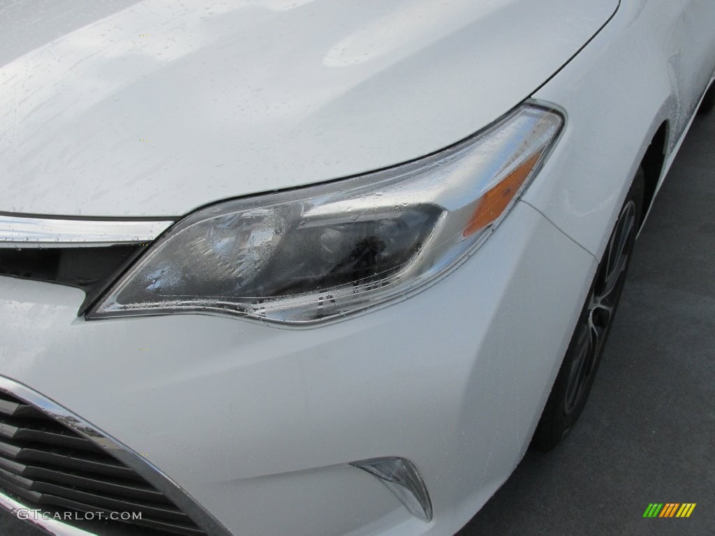 2016 Avalon XLE Premium - Blizzard Pearl / Light Gray photo #9