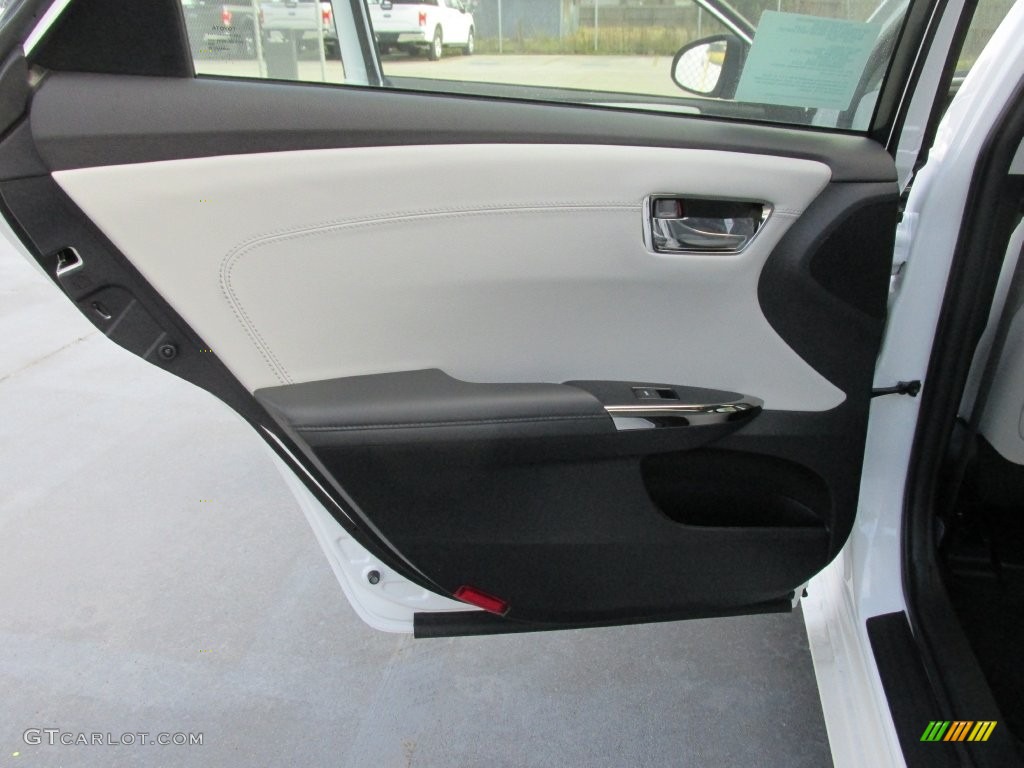 2016 Avalon XLE Premium - Blizzard Pearl / Light Gray photo #17