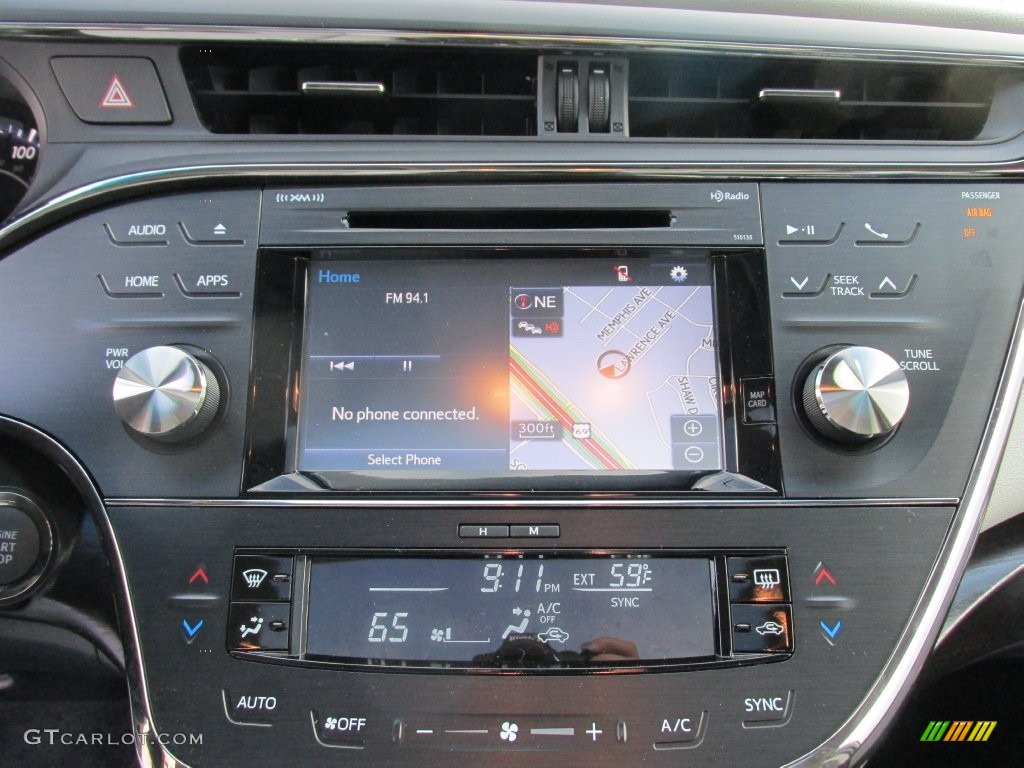 2016 Avalon XLE Premium - Blizzard Pearl / Light Gray photo #26