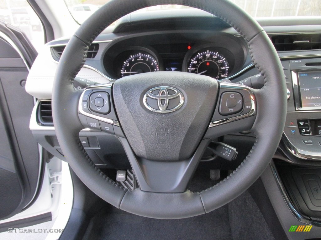2016 Avalon XLE Premium - Blizzard Pearl / Light Gray photo #31