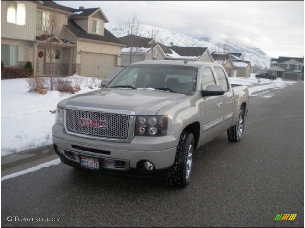 2008 Sierra 1500 Denali Crew Cab AWD - Silver Birch Metallic / Ebony photo #2