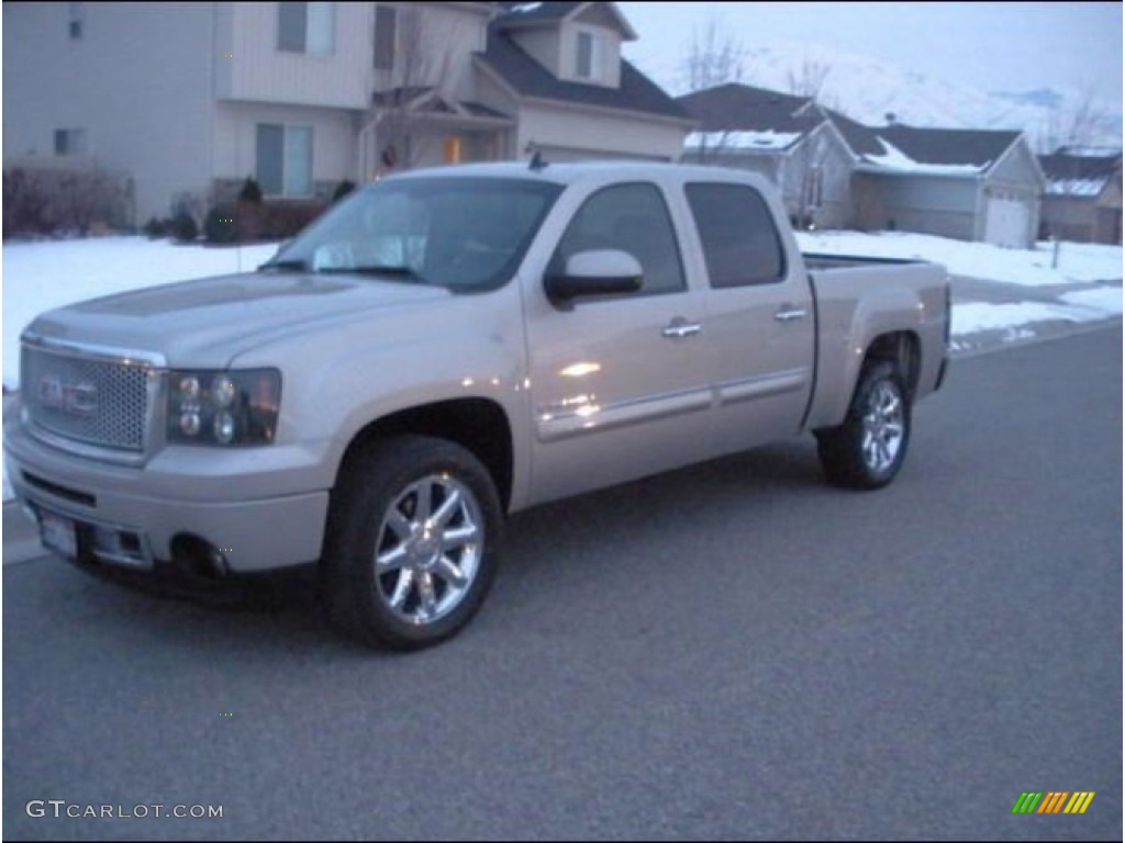 2008 Sierra 1500 Denali Crew Cab AWD - Silver Birch Metallic / Ebony photo #3