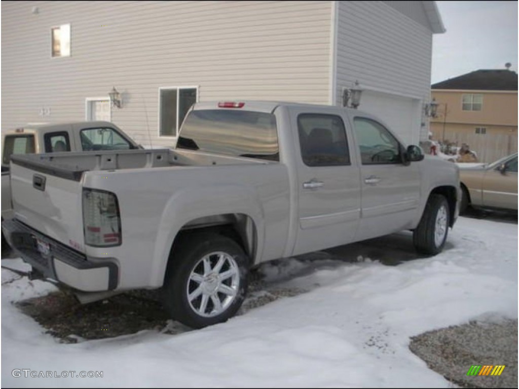 2008 Sierra 1500 Denali Crew Cab AWD - Silver Birch Metallic / Ebony photo #4
