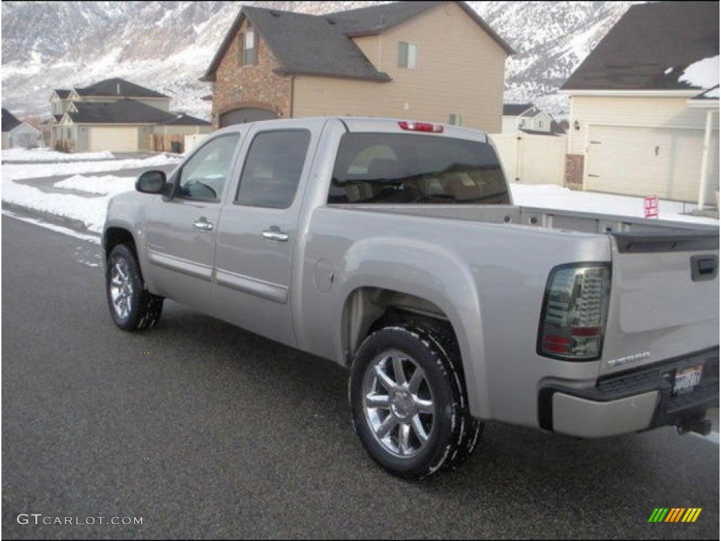 2008 Sierra 1500 Denali Crew Cab AWD - Silver Birch Metallic / Ebony photo #6