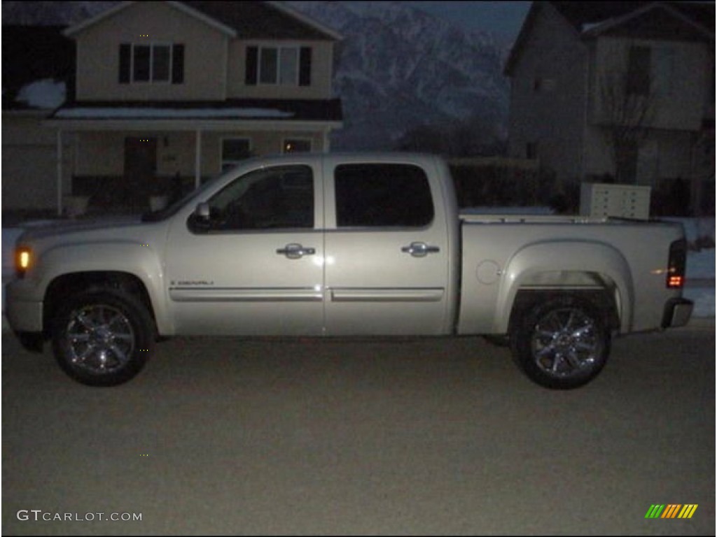 2008 Sierra 1500 Denali Crew Cab AWD - Silver Birch Metallic / Ebony photo #11