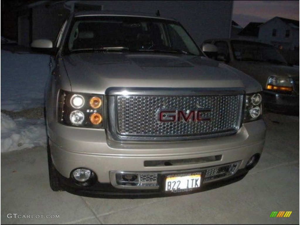 2008 Sierra 1500 Denali Crew Cab AWD - Silver Birch Metallic / Ebony photo #12