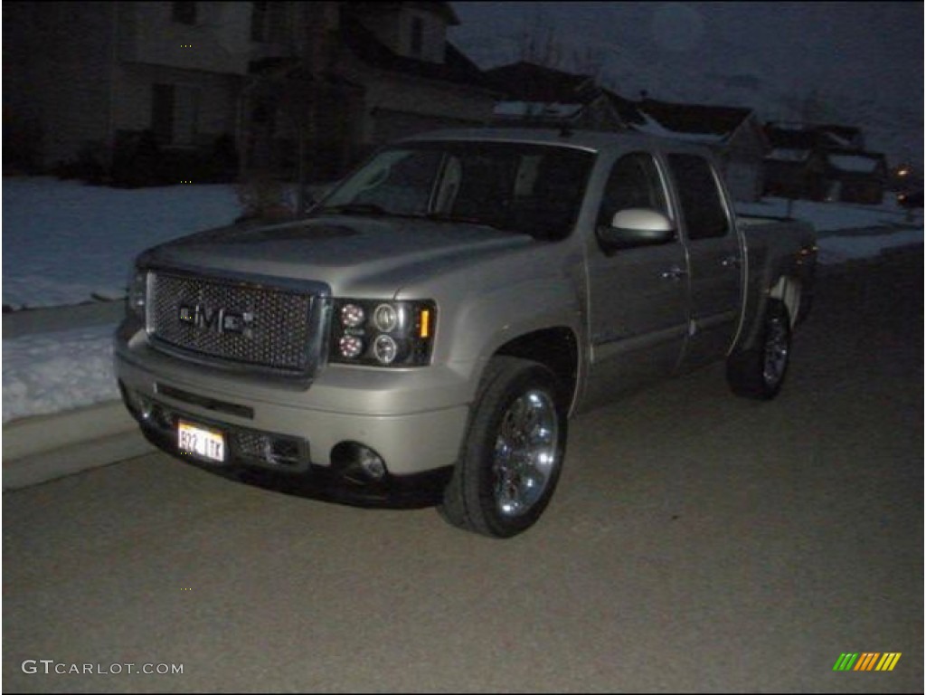 2008 Sierra 1500 Denali Crew Cab AWD - Silver Birch Metallic / Ebony photo #15