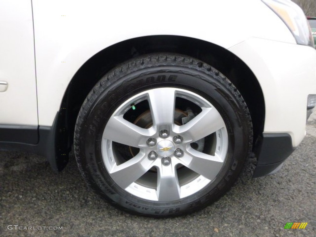 2013 Traverse LTZ AWD - White / Dark Titanium/Light Titanium photo #2