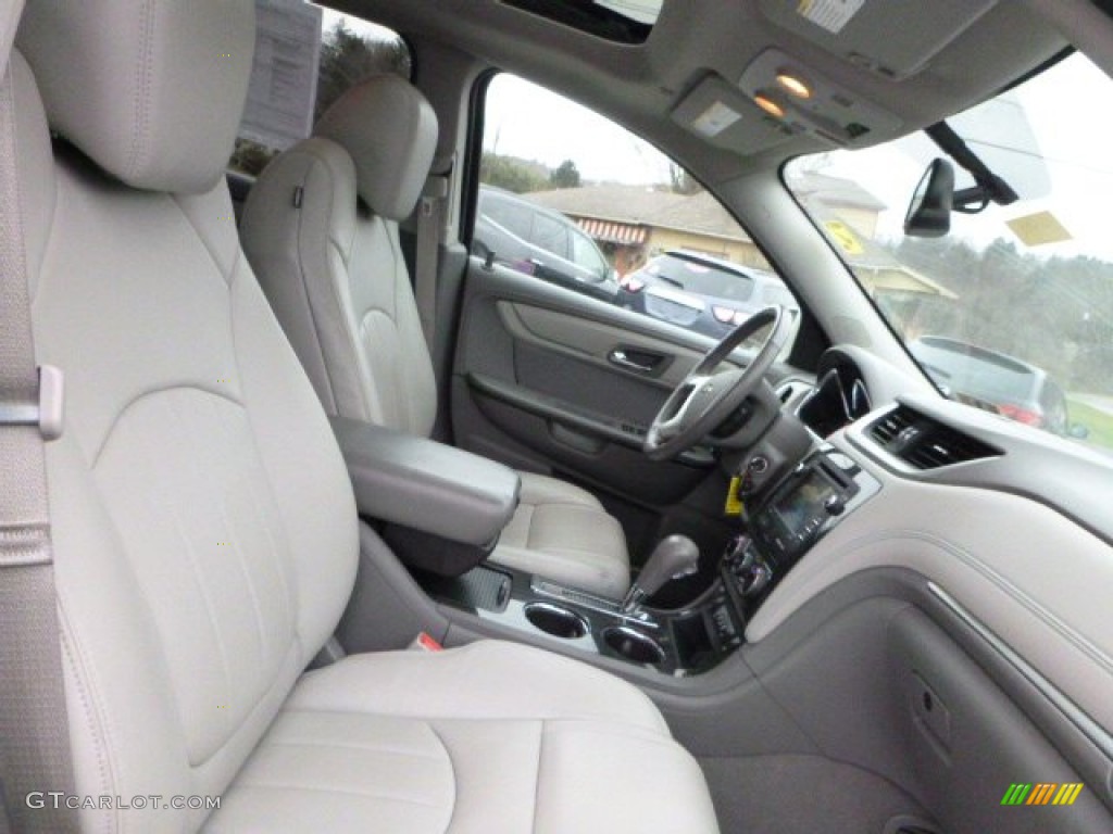 2013 Traverse LTZ AWD - White / Dark Titanium/Light Titanium photo #4