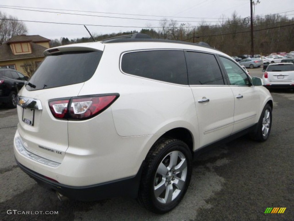 2013 Traverse LTZ AWD - White / Dark Titanium/Light Titanium photo #10