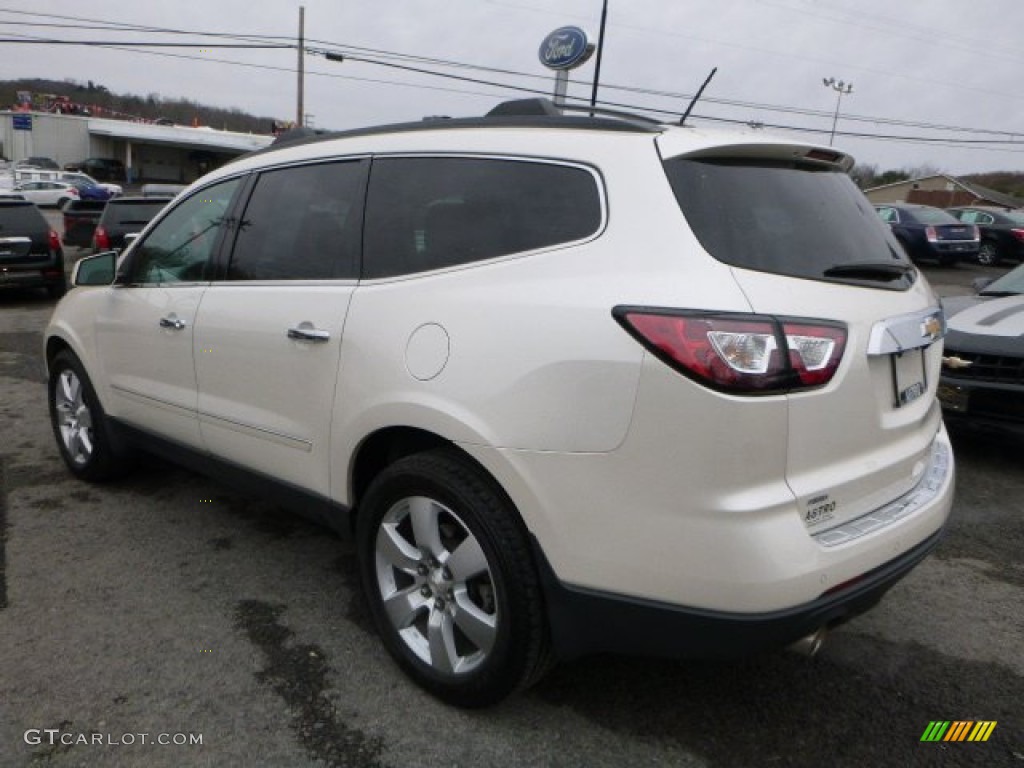 2013 Traverse LTZ AWD - White / Dark Titanium/Light Titanium photo #12