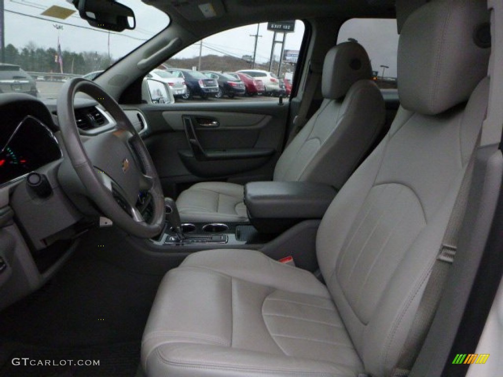 2013 Traverse LTZ AWD - White / Dark Titanium/Light Titanium photo #16