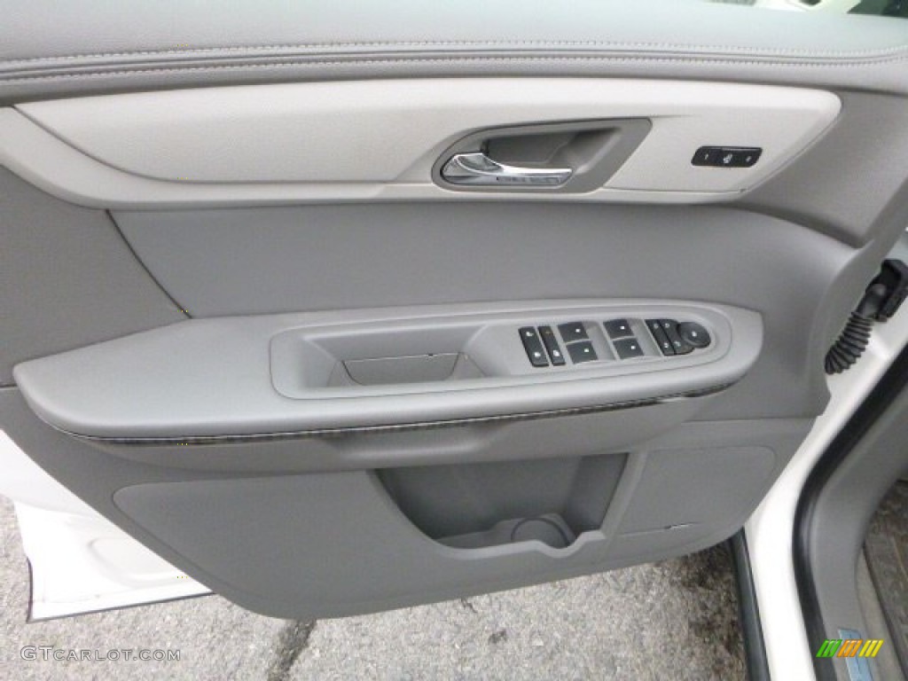 2013 Traverse LTZ AWD - White / Dark Titanium/Light Titanium photo #17
