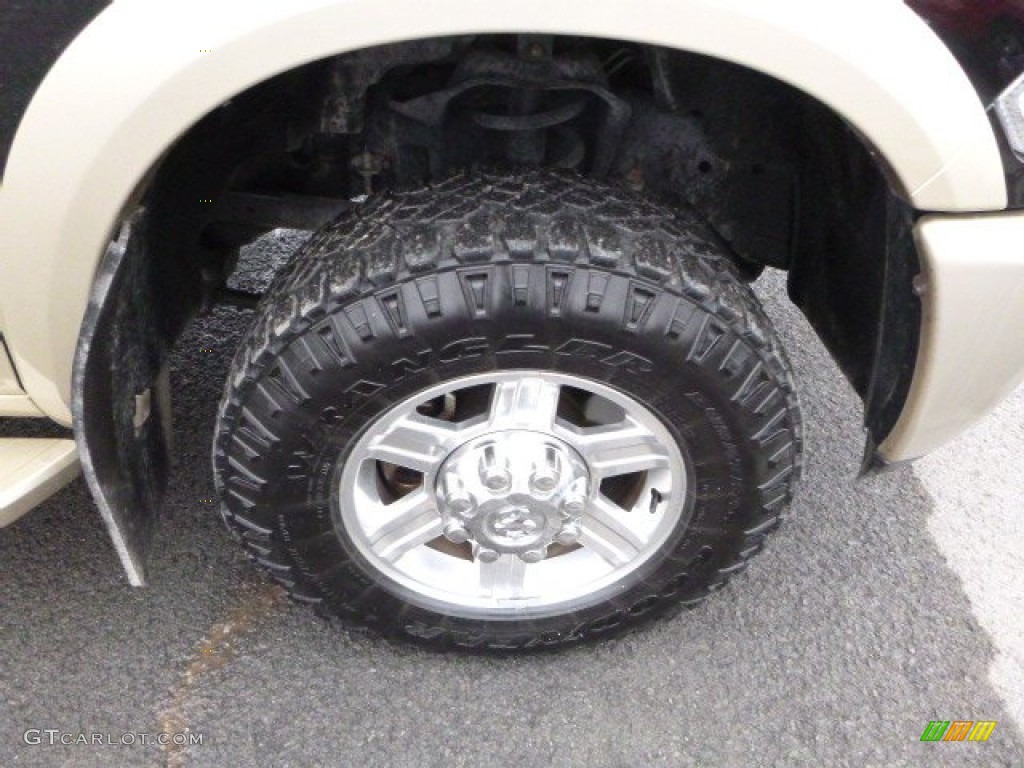 2011 Ram 2500 HD Laramie Crew Cab 4x4 - Brilliant Black Crystal Pearl / Light Pebble Beige/Bark Brown photo #2