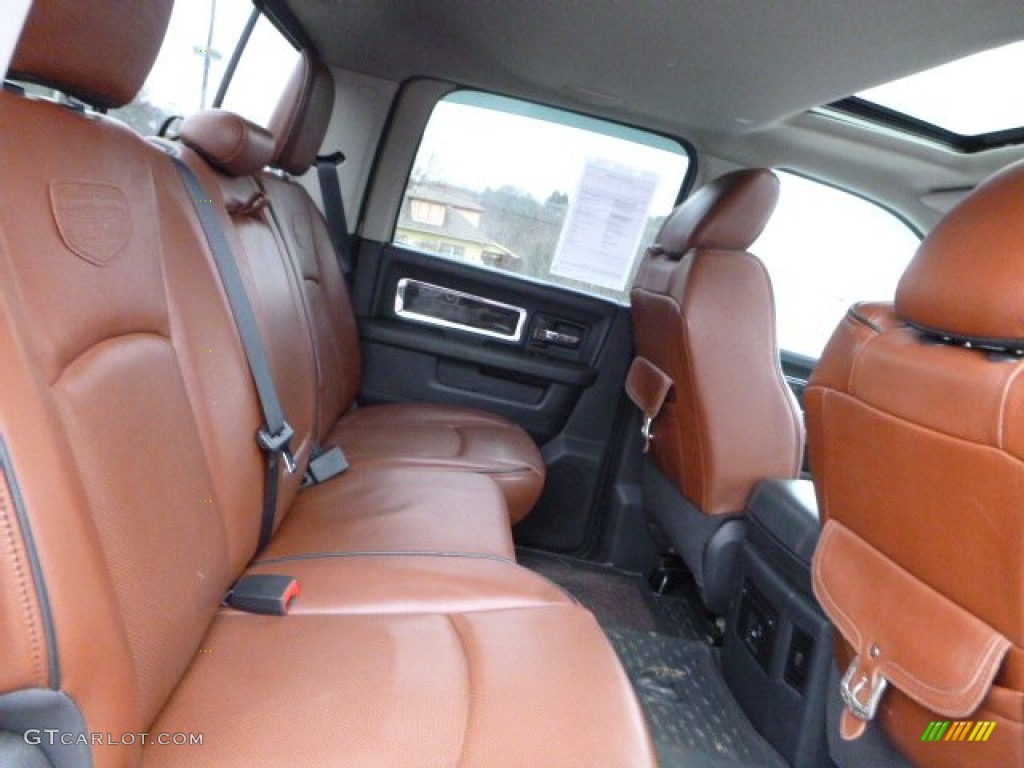 2011 Ram 2500 HD Laramie Crew Cab 4x4 - Brilliant Black Crystal Pearl / Light Pebble Beige/Bark Brown photo #6