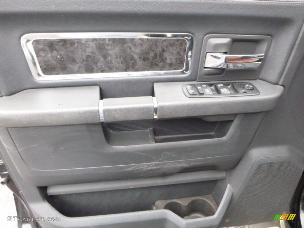 2011 Ram 2500 HD Laramie Crew Cab 4x4 - Brilliant Black Crystal Pearl / Light Pebble Beige/Bark Brown photo #14