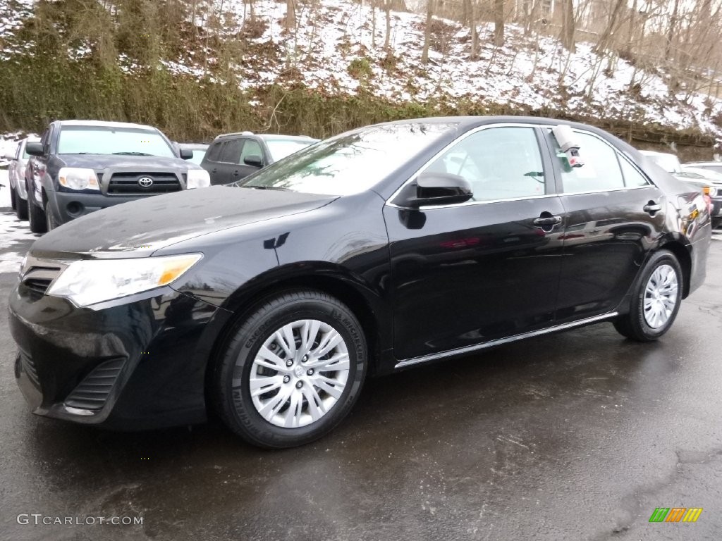 2014 Camry LE - Attitude Black Metallic / Ash photo #3