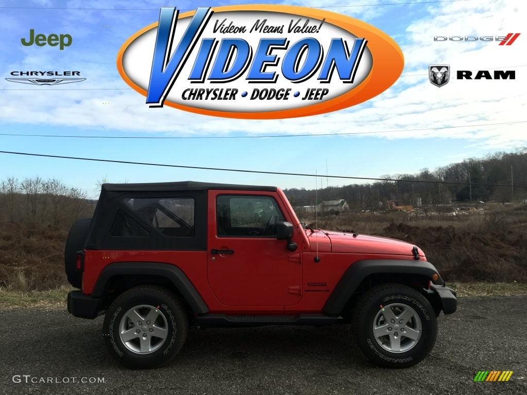 2016 Wrangler Sport - Firecracker Red / Black photo #1