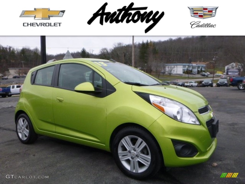 2013 Spark LT - Jalapeno (Green) / Dark Pewter/Silver photo #1